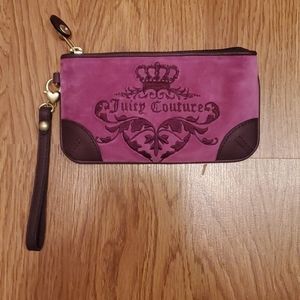 Pink Purple Juicy Couture Wristlet